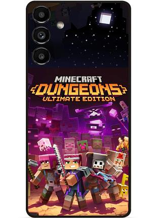 Силіконовий чохол бампер для samsung a54 стів minecraft кріпер майнкрафт