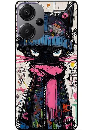 Силіконовий бампер чохол для xiaomi redmi note 13 pro plus 5g з малюнком кот аниме marvel
