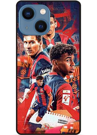 Силіконовий чохол бампер для iphone 15 plus з малюнком ламин ямаль lamine yamal messi