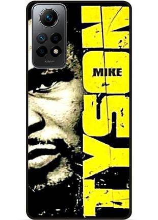 Чехол силиконовый бампер для xiaomi redmi note 11 pro с рисунком tyson майкл тайсон