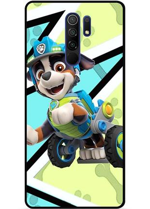 Силіконовий чохол бампер для xiaomi redmi 9 з малюнком щенячий патруль