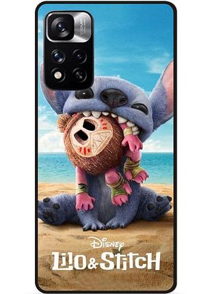 Силиконовый чехол бампер для xiaomi redmi 10 лило и стич stitch
