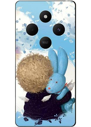 Чехол силиконовый бампер для xiaomi poco c75 с рисунком любимый зайка гапчинская