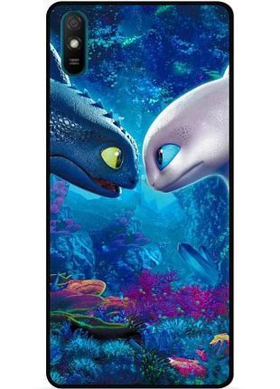 Силіконовий чохол бампер для huawei y5 2019 з малюнком как приручить дракона