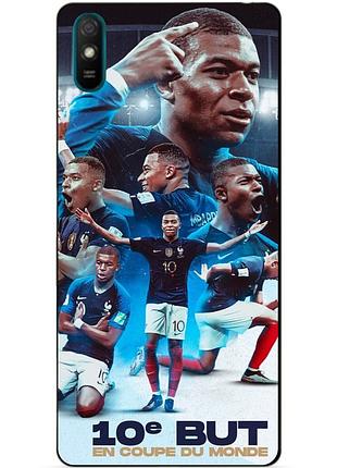Силіконовий бампер чохол для xiaomi redmi 7a з малюнком мбаппе франція mbappe