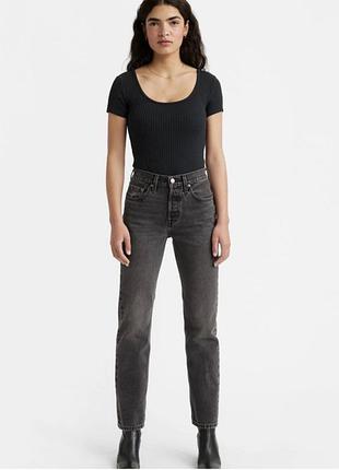 Джинси жіночі сірі levi’s 501