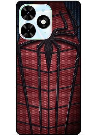 Чехол силиконовый бампер для infinix smart 8 plus (x6526) с картинкой человек паук spider man