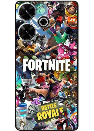 Чехол силиконовый бампер для infinix hot 30 (x6831) с картинкой fortnite фортнайт