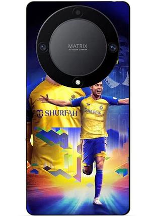 Силіконовий чохол бампер для huawei honor magic 6 lite з малюнком роналдо аль наср ronaldo