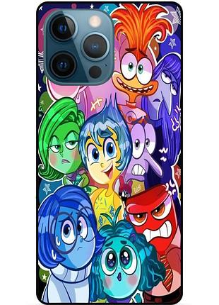 Чехол силиконовый бампер для iphone 12 pro с рисунком головоломка