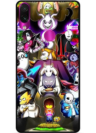 Силиконовый чехол бампер для huawei p40 lite e с рисунком андертейл undertale