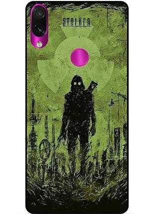 Чехол силиконовый бампер для huawei p smart z с картинкой сталкер stalker