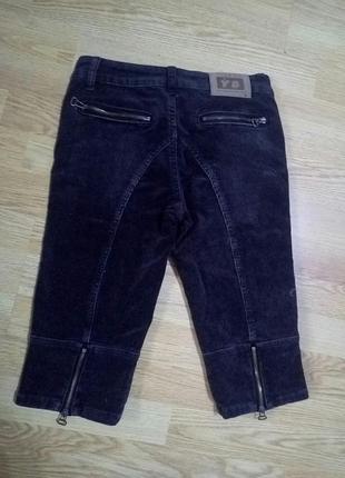 Плотные вельветовые укороченные джинсы капри2 фото