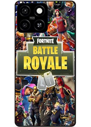 Силіконовий чохол бампер для zte blade a55 гра fortnite фортнайт