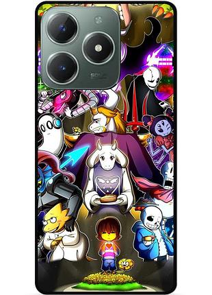Силіконовий чохол бампер для infinix smart 8 plus (x6526) з малюнком undertale андертейл