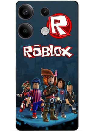 Силіконовий чохол бампер для huawei honor x6a з малюнком roblox роблокс