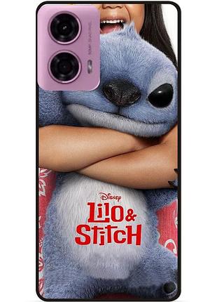 Силіконовий бампер чохол для motorola edge 50 fusion стіч stitch
