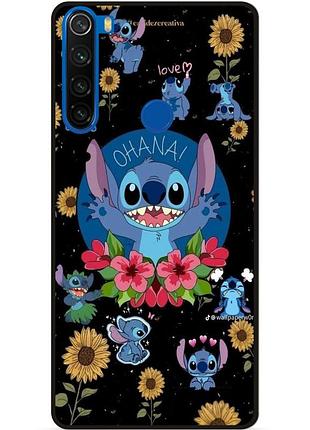 Силіконовий бампер чохол для xiaomi redmi note 8t з картинкою стіч stitch