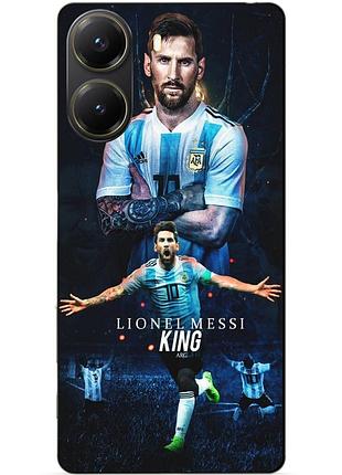 Чехол силиконовый бампер для xiaomi poco x7 pro с рисунком messi аргентина месси