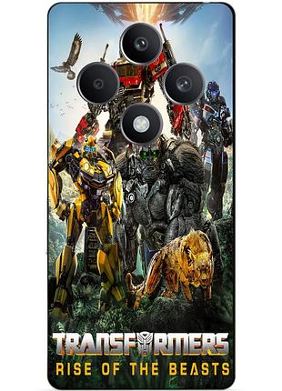 Чехол силиконовый бампер для tecno spark 30c звероботы трансформеры transformers