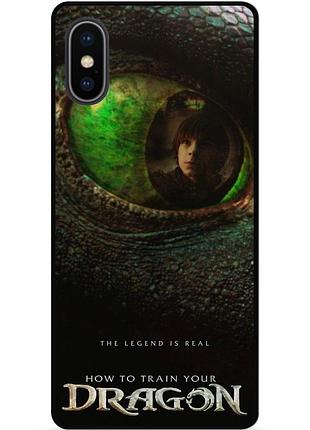 Силиконовый чехол для iphone xr с рисунком как приручить дракона dragon