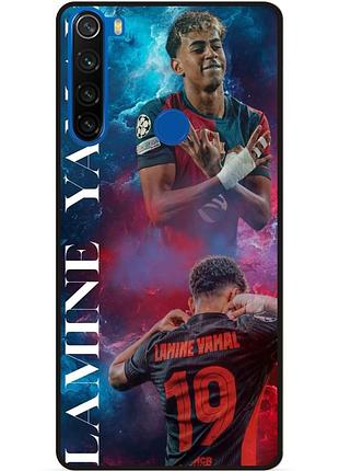 Силиконовый чехол бампер для xiaomi redmi note 8 с рисунком ламин ямаль lamine yamal