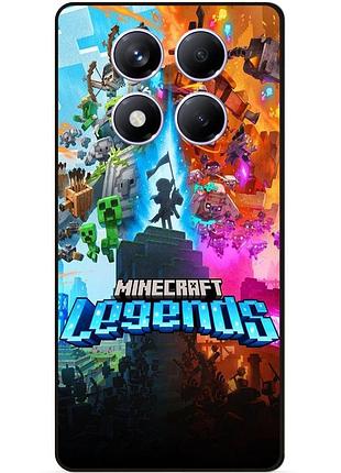 Силіконовий чохол бампер для xiaomi redmi note 14 pro гра майнкрафт minecraft