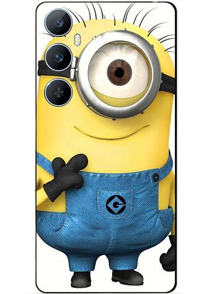 Чехол силиконовый бампер для realme c65 с рисунком миньон кевин minion