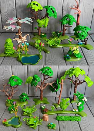Конструктор, деревья плейобиль playmobil