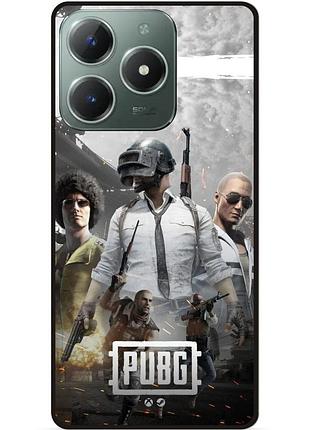 Силиконовый чехол бампер для tecno spark 20 pro с картинкой puвg пабг