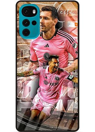 Силіконовий чохол бампер для motorola moto g22 з малюнком мессі интер messi