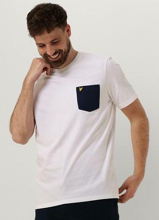 Футболка lyle & scott contrast pocket (m)