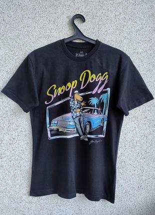 Футболка чоловіча чоловіку snoop dogg бавовна 100 % чорного кольору розмір м