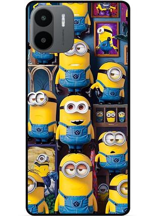 Силиконовый бампер чехол для xiaomi redmi a2 с картинкой миньоны minion