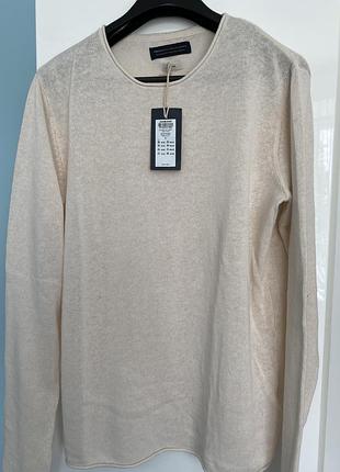 Чоловічий светр з льна premium by jack&jones