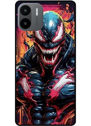 Чехол силиконовый бампер для xiaomi redmi a2 с рисунком веном marvel venom