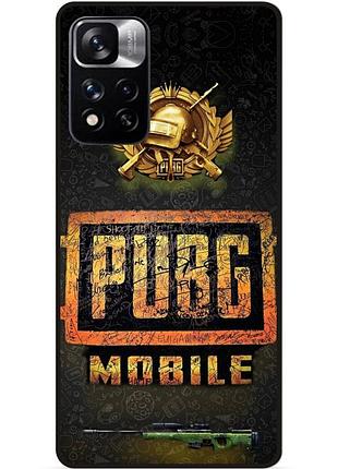 Силіконовий чохол бампер для xiaomi redmi note 11 pro plus 5g з малюнком пабг pubg