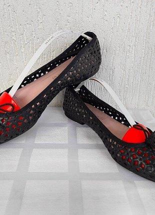 Брендовие кожанние балетки pretty ballerinas р.38.5-39