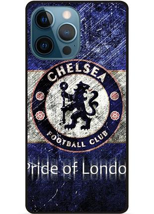 Чехол силиконовый бампер для iphone 12 pro с рисунком челси chelsea