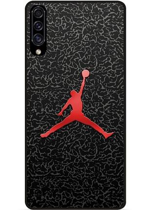 Силіконовий чохол бампер для samsung a02 з малюнком jordan джордан