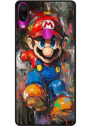 Силіконовий бампер чохол для huawei honor 10i з малюнком марио marvel mario
