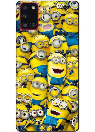 Силіконовий чохол бампер для samsung a21s з малюнком міньйони minion