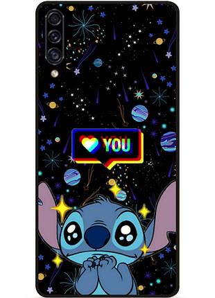 Силіконовий бампер чохол для samsung a01 стіч stitch