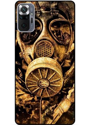 Силіконовий бампер чохол для xiaomi redmi note 10 pro з малюнком stalker сталкер