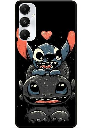 Силіконовий бампер чохол для samsung s24 з малюнком stitch стіч