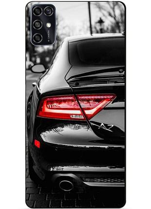 Чехол силиконовый бампер для zte blade v2020 smart с рисунком audi ауди машина авто