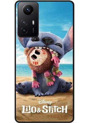 Силіконовий бампер чохол для xiaomi redmi note 12s стіч stitch