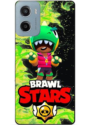 Чохол із героєм леон brawl бравл старс brawl stars для xiaomi samsung motorola nokia iphone zte oppo realme леон динозавр