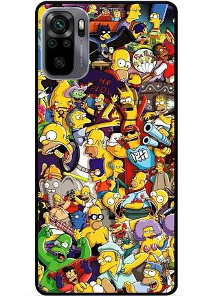 Силіконовий чохол бампер для xiaomi poco m5s з малюнком стикери гравіті фолз футурама маріо