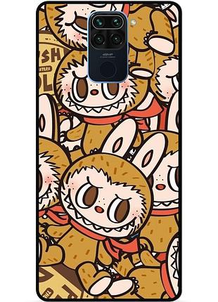 Силіконовий бампер чохол для xiaomi redmi note 9 з малюнком лабубу labubu